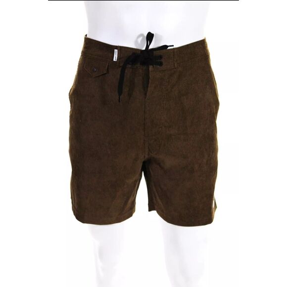 Banks Journal Mens Slow Boardshorts - Toffee Size 34 - Picture 1 of 6